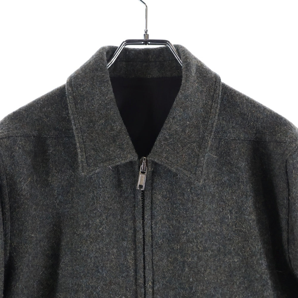 Rick Owens(リックオウエンス) 25AW Alice Brad cropped zipup jacket アリスブラッド クロップド ジップアップジャケット グレー