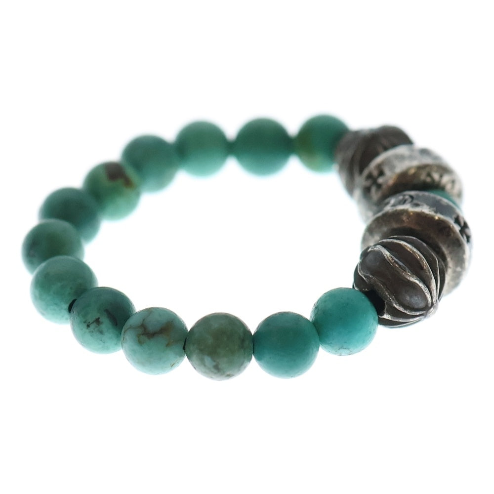 CHROME HEARTS(クロムハーツ) BEAD RING ビーズリング シルバー/ターコイズ