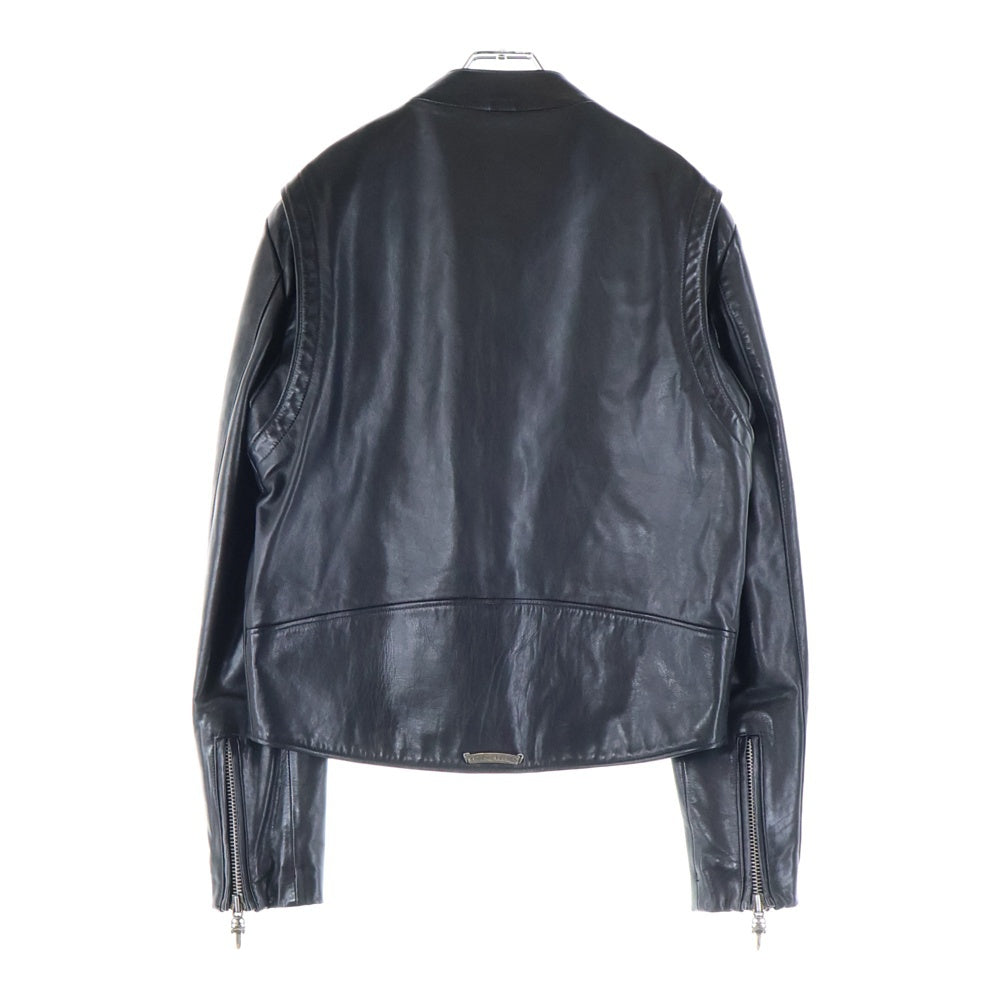 CHROME HEARTS(クロムハーツ) MOTO SKI ガンスリンガー レザーライダースジャケット ブラック