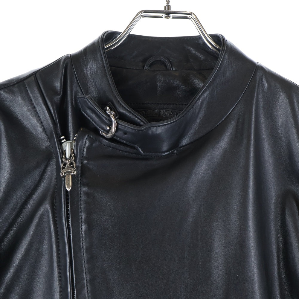 CHROME HEARTS(クロムハーツ) MOTO SKI ガンスリンガー レザーライダースジャケット ブラック
