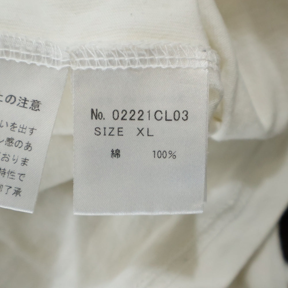 HYSTERIC GLAMOUR(ヒステリックグラマー) HYSTERIC POW 02221CL03 長袖 ロングスリーブTシャツ カットソー ホワイト