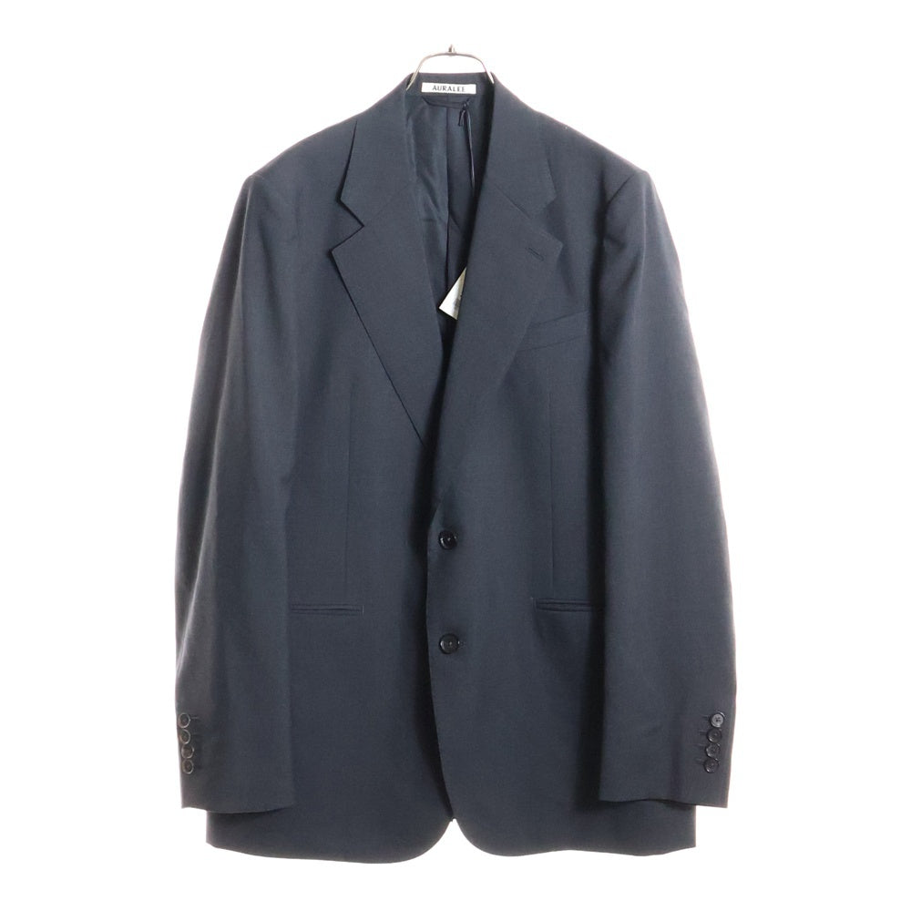AURALEE(オーラリー) 21SS WASHABLE WOOL TROPICAL JACKET ウォッシャブル ウール トロピカル テーラードジャケット チャコールグレー A21SJ01WH