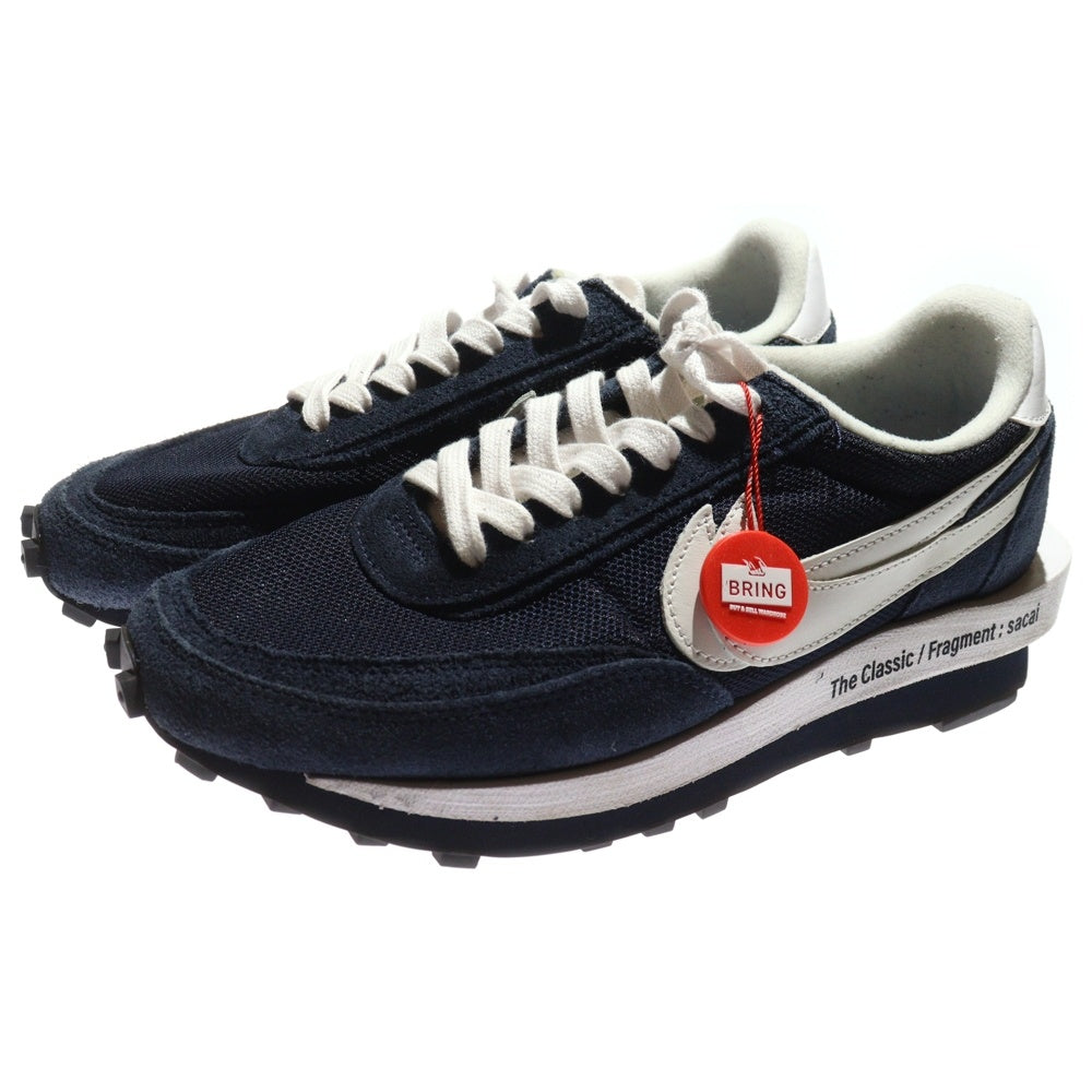NIKE(ナイキ) ×Sacai ×FRAGMENT DESIGN LD WAFFLE サカイ フラグメントデザイン ローカットスニーカー ネイビー US9/27cm DH2684-400