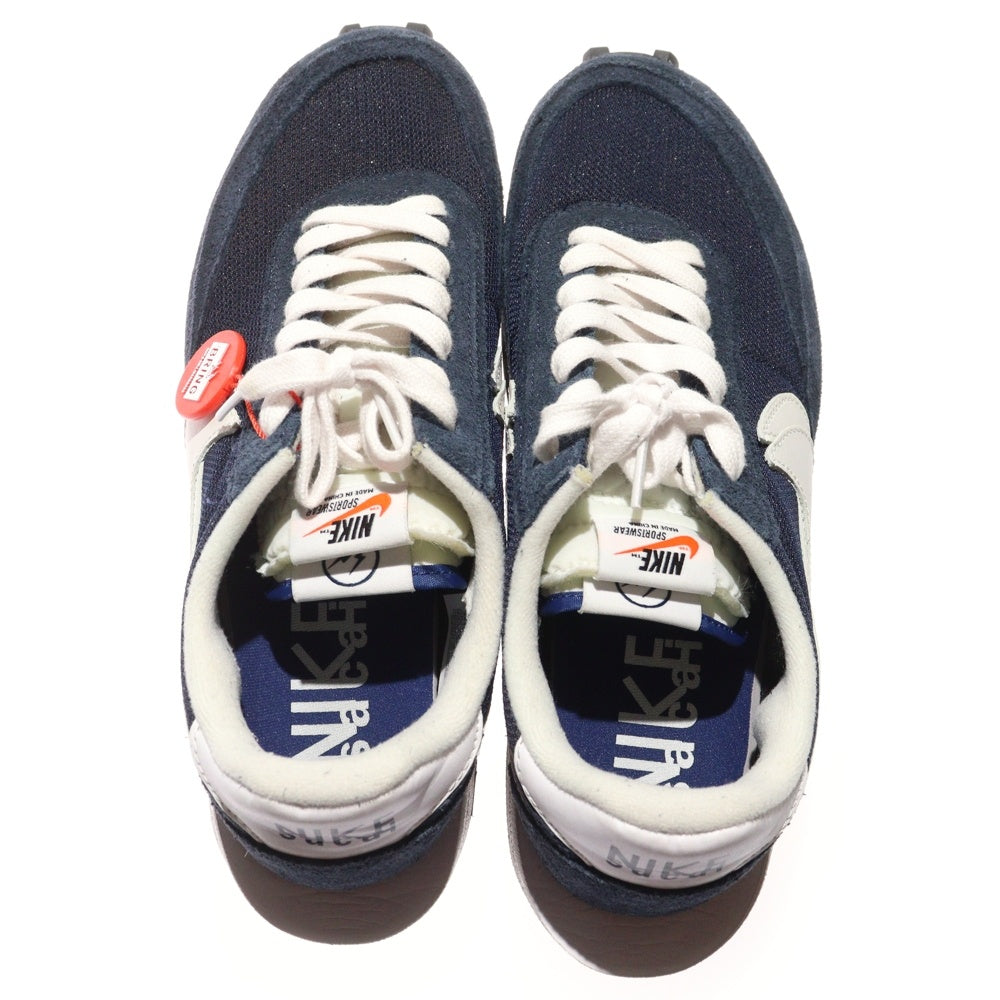 NIKE(ナイキ) ×Sacai ×FRAGMENT DESIGN LD WAFFLE サカイ フラグメントデザイン ローカットスニーカー ネイビー US9/27cm DH2684-400