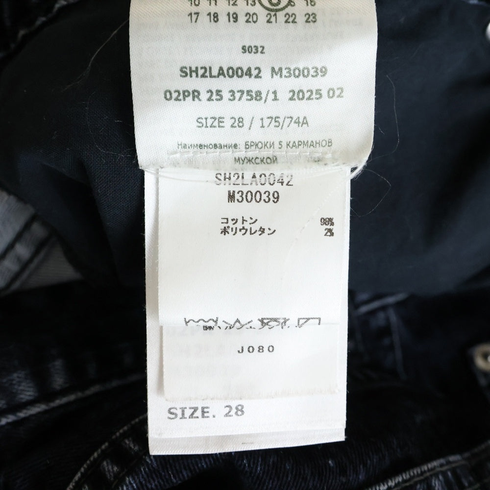 MM6 Maison Margiela(エムエムシックスメゾンマルジェラ) 25AW 5Pockets Denim Pants SH2LA0042 M30039 ファイブポケット デニムパンツ インディゴ