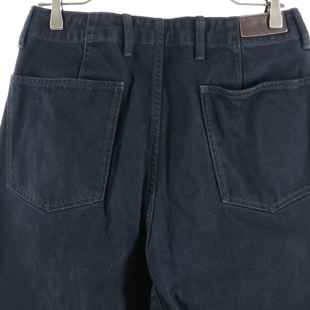 LEMAIRE(ルメール) TWISTED BELTED PANTS PA326 LD1055 ツイスト ベルテッド デニムパンツ ブラック