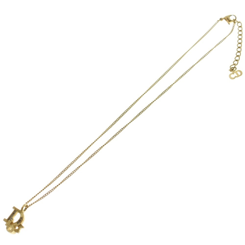 DIOR(ディオール) Logo Pendant ロゴペンダント ネックレス ゴールド