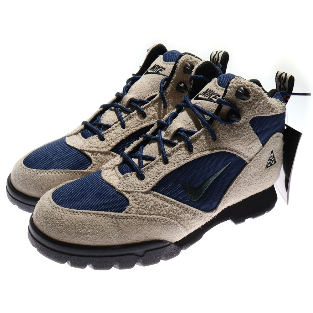 NIKE ACG(ナイキエーシージー) Torre Mid Light Orewood Brown and Navy トーレ ミッド ライトオレウッドブラウン アンド ネイビー ハイカットスニーカー US8.5/26.5cm FD0212-100