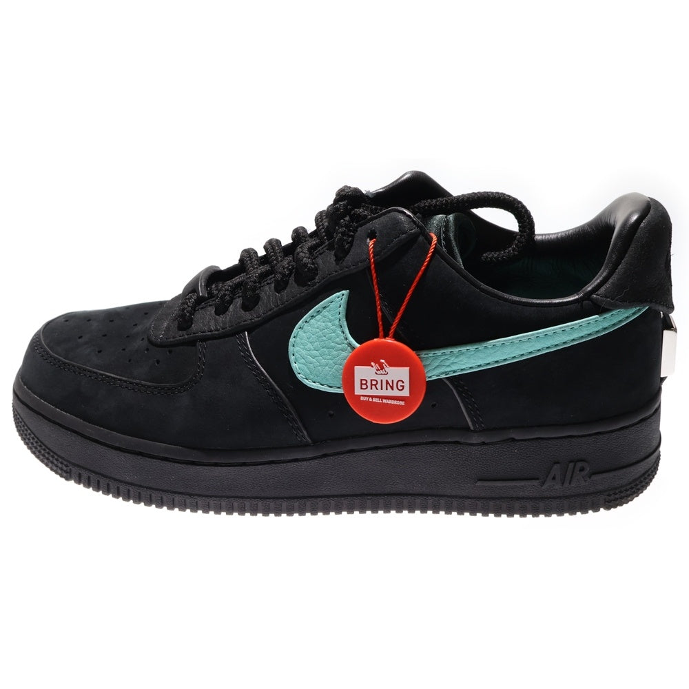 NIKE(ナイキ) ×TIFFANY&CO AIR FORCE 1 LOW 1837 BLACK ティファニー エアフォース1 ローカットスニーカー シューズ ブルー/ブラック US6.5/24.5cm DZ1382-001