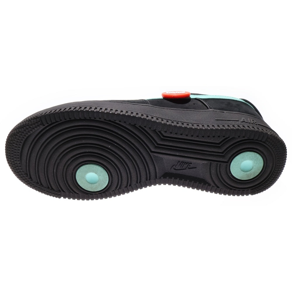 NIKE(ナイキ) ×TIFFANY&CO AIR FORCE 1 LOW 1837 BLACK ティファニー エアフォース1 ローカットスニーカー シューズ ブルー/ブラック US6.5/24.5cm DZ1382-001