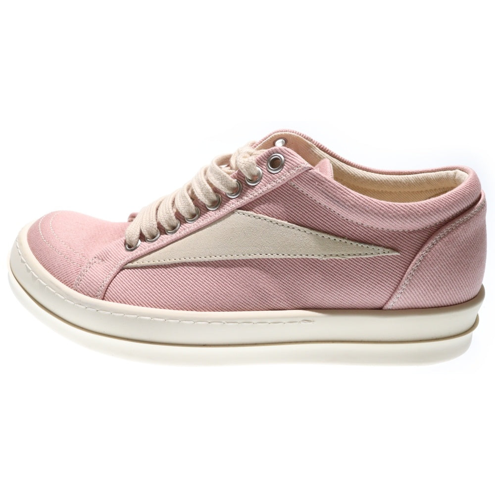 Rick Owens(リックオウエンス) VINTAGE SNEAKS ヴィンテージローカットスニーカー ピンク
