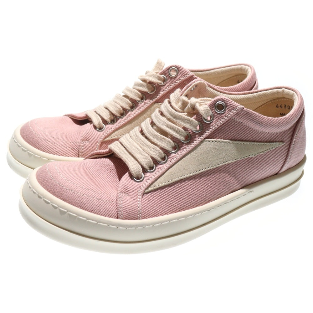 Rick Owens(リックオウエンス) VINTAGE SNEAKS ヴィンテージローカットスニーカー ピンク