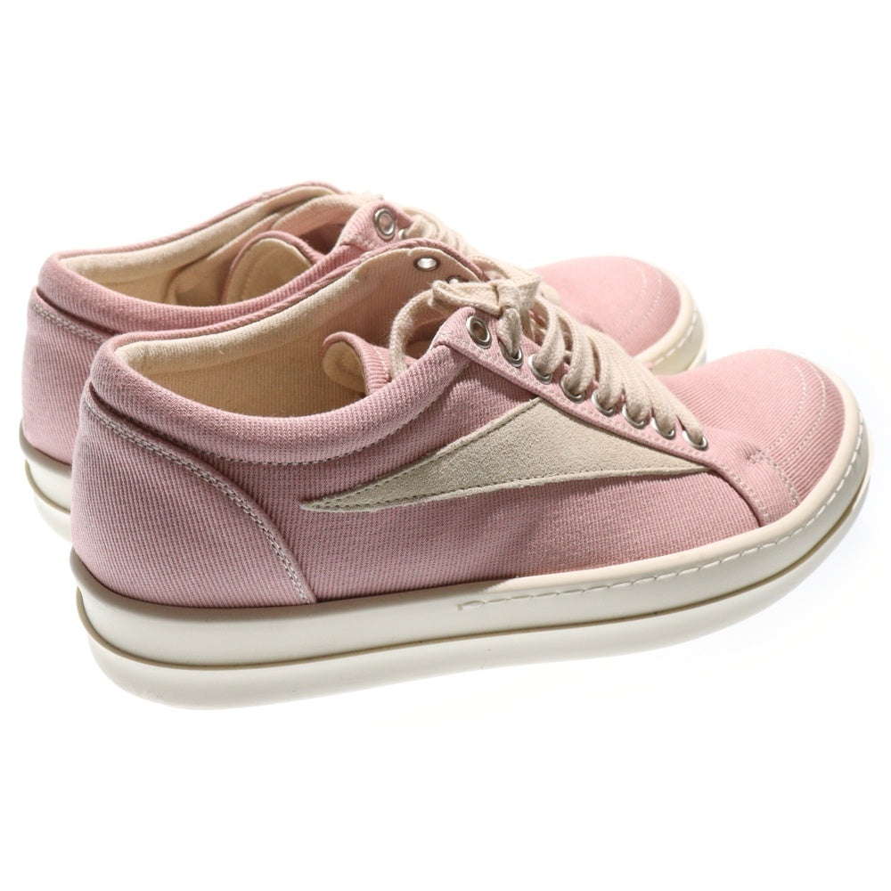Rick Owens(リックオウエンス) VINTAGE SNEAKS ヴィンテージローカットスニーカー ピンク