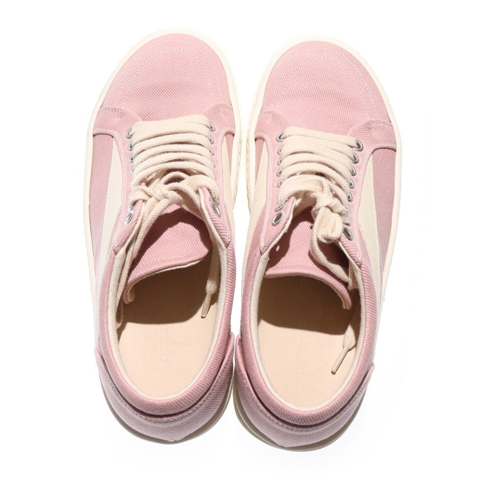 Rick Owens(リックオウエンス) VINTAGE SNEAKS ヴィンテージローカットスニーカー ピンク