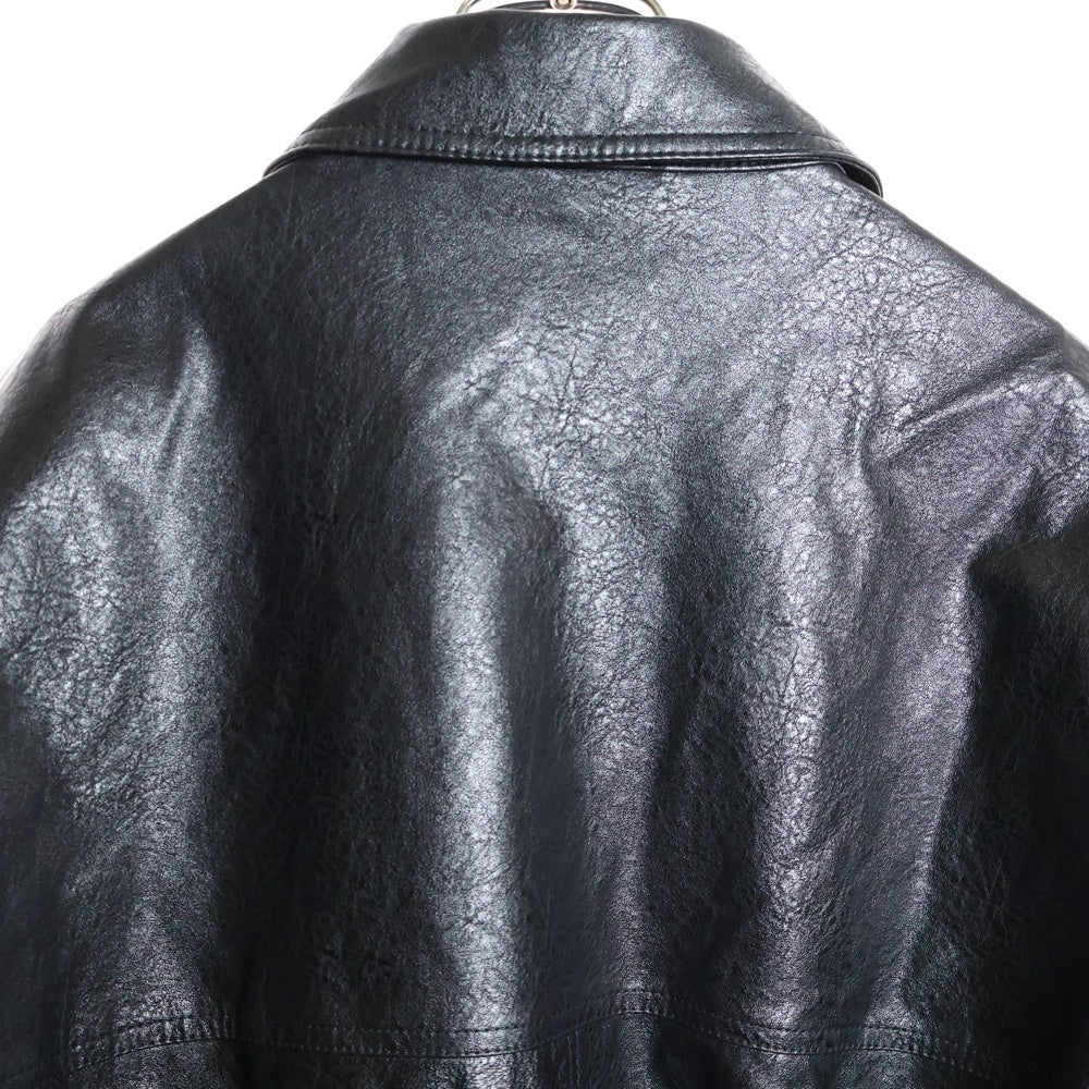 FREAK'S STORE(フリークスストア) Fake Leather Jacket 1051248901859 レザージャケット フェイクレザー ブラック