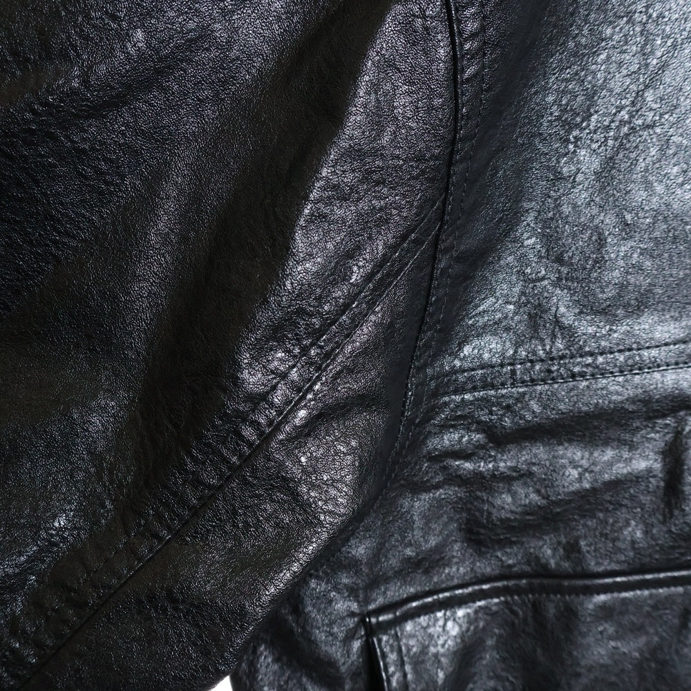 FREAK'S STORE(フリークスストア) Fake Leather Jacket 1051248901859 レザージャケット フェイクレザー ブラック