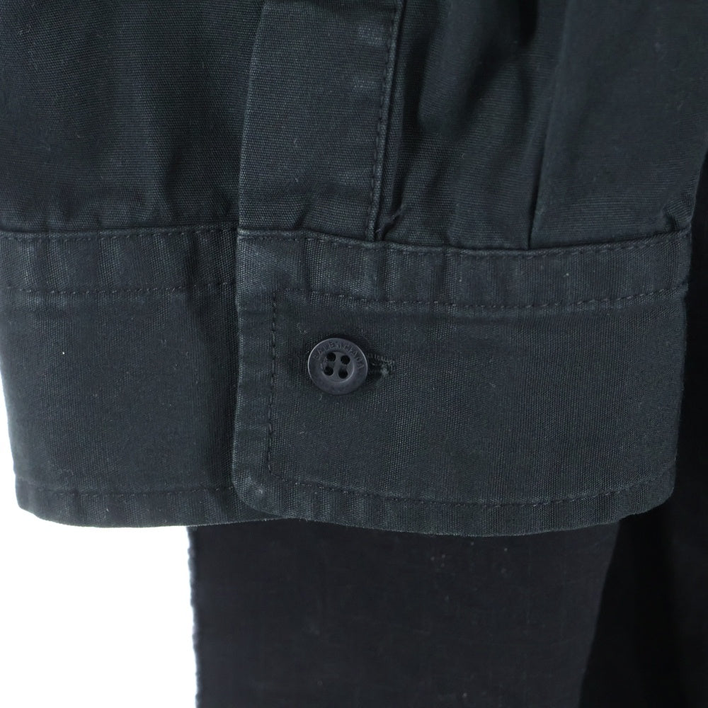BALENCIAGA(バレンシアガ) ボタンダウン カーゴシャツ ブルゾン ブラック