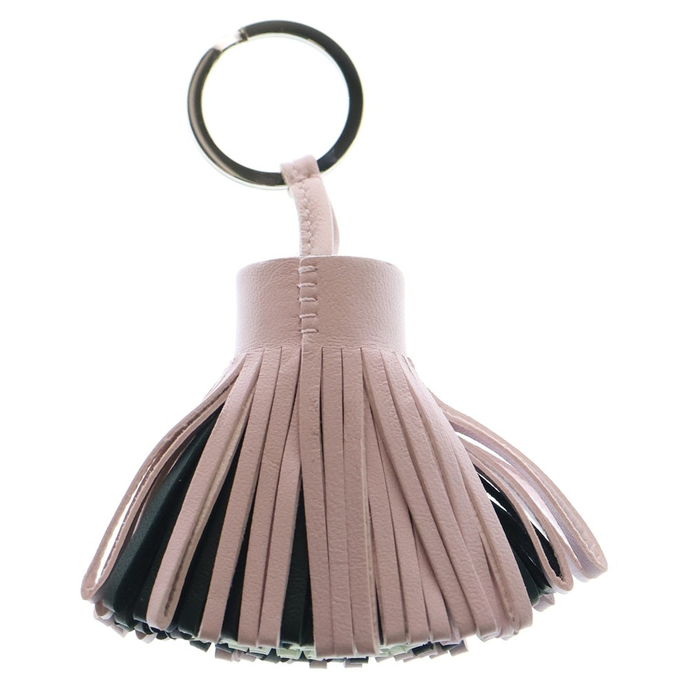HERMES(エルメス) カルメン キーリング チャーム タッセル フリンジ ピンク