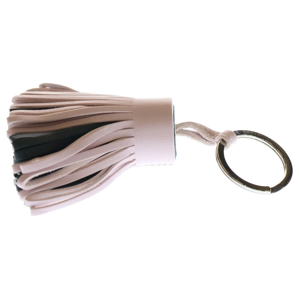 HERMES(エルメス) カルメン キーリング チャーム タッセル フリンジ ピンク