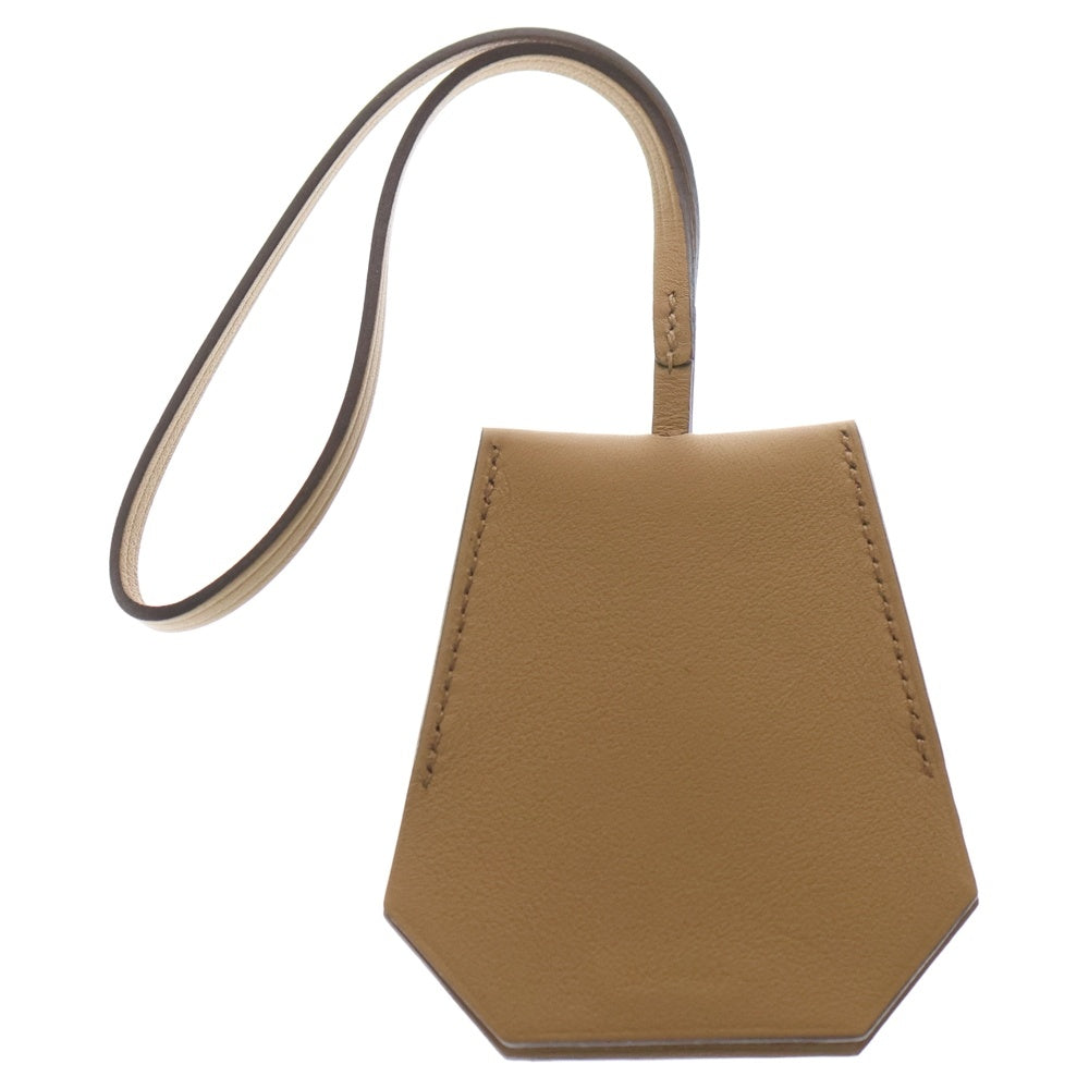 HERMES(エルメス) 2024イヤーズギフト レザーキークロシェット キーリング ブラウン