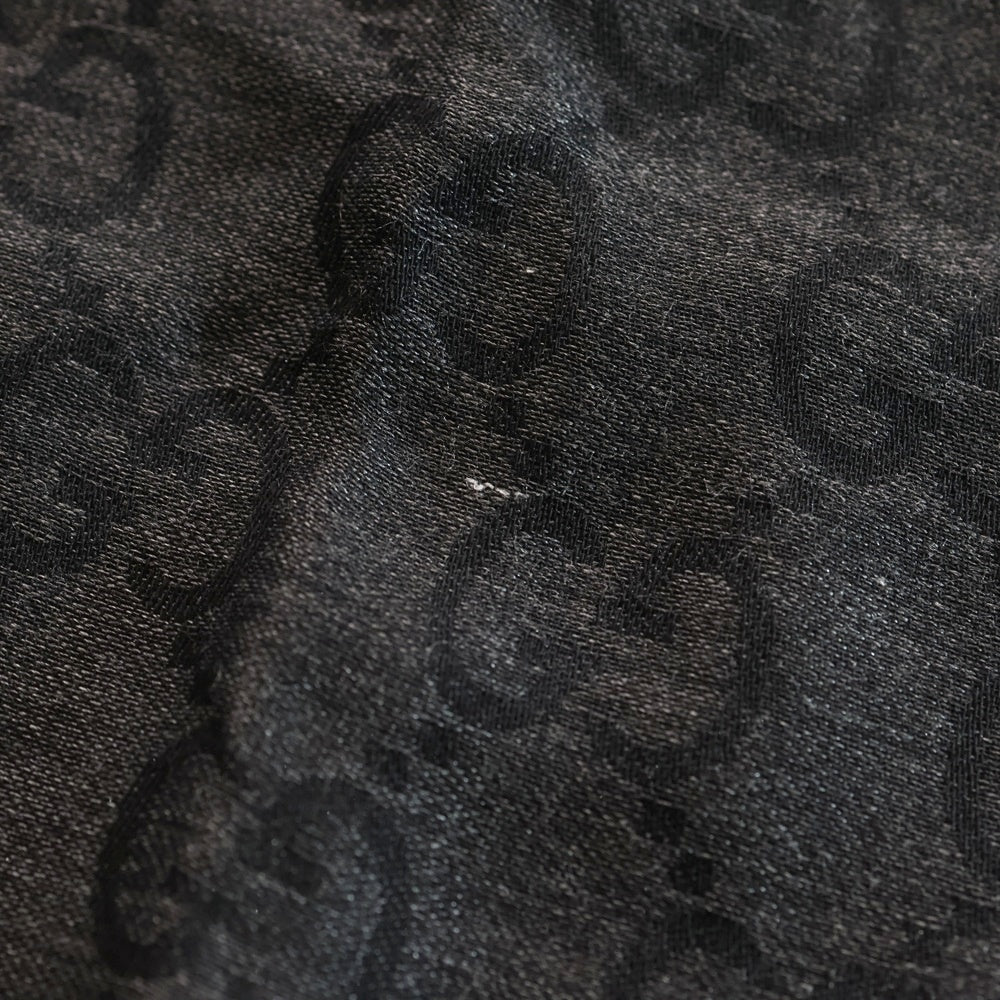 GUCCI(グッチ) GGロゴデザイン ストール マフラー 165904 3G646 1100 グレー レディース