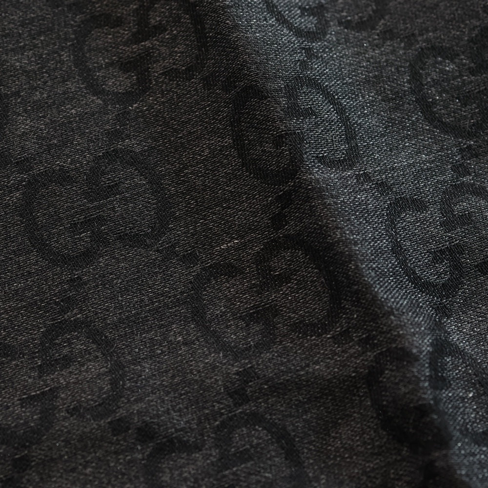 GUCCI(グッチ) GGロゴデザイン ストール マフラー 165904 3G646 1100 グレー レディース