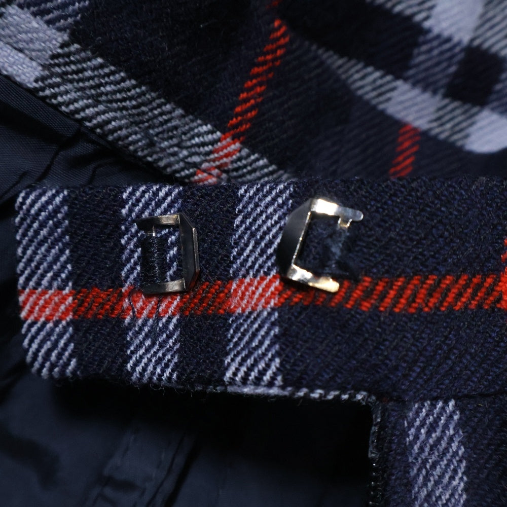 BURBERRYS(バーバリーズ) プリーツ チェックスカート ネイビー レディース