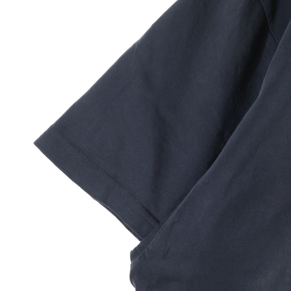 BALENCIAGA(バレンシアガ) 25SS Oversized T-Shirt フロントプリント 半袖Tシャツ カットソー ブラック 811688 TRVQ4