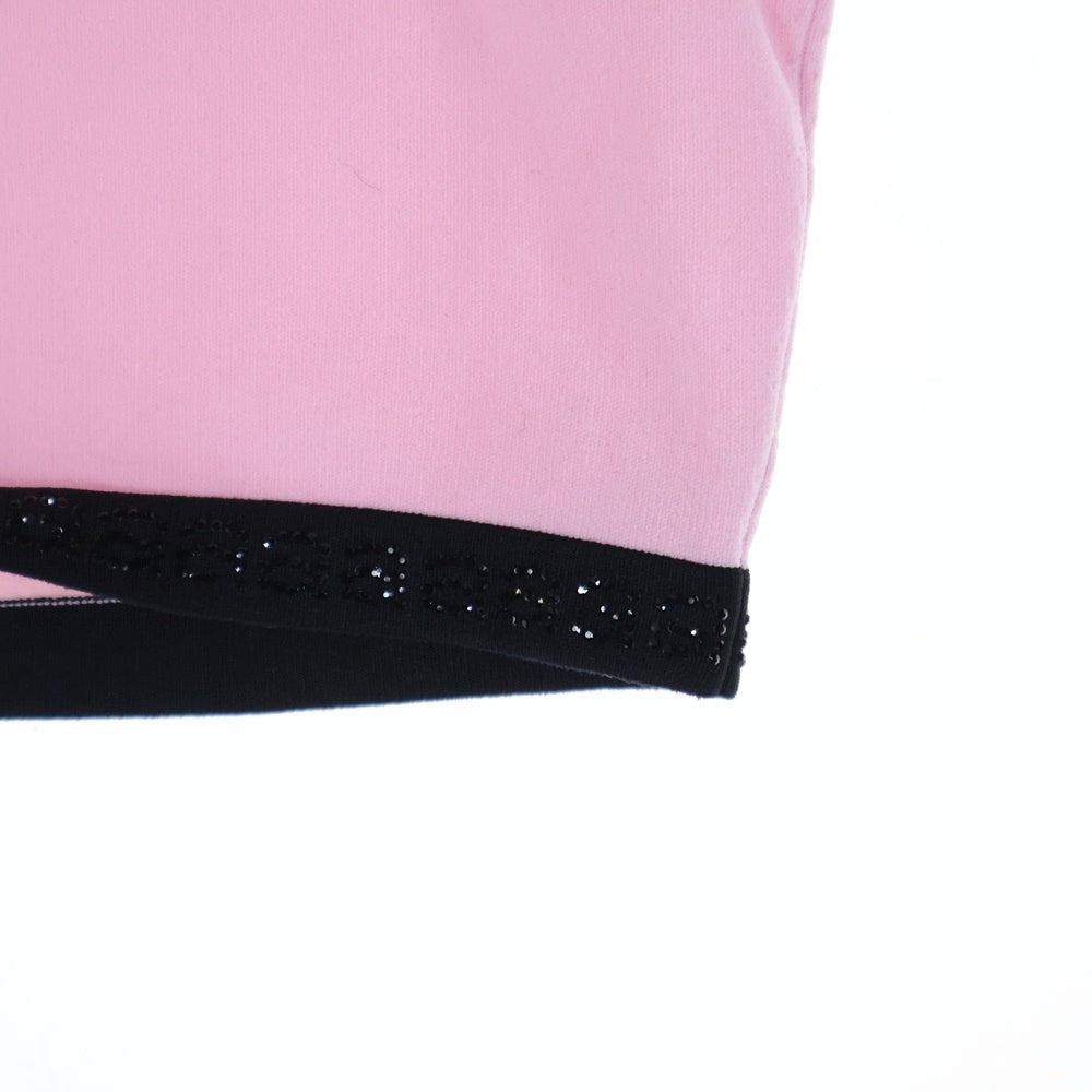 ALEXANDER WANG(アレキサンダーワン) Contrast Trim Tee 1KC2231007 コントラストトリム 半袖Tシャツ カットソー ピンク レディース
