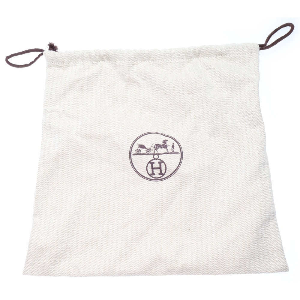 HERMES(エルメス) オラン ボア ムートン Hモチーフ フラット サンダル ミュール ブラウン