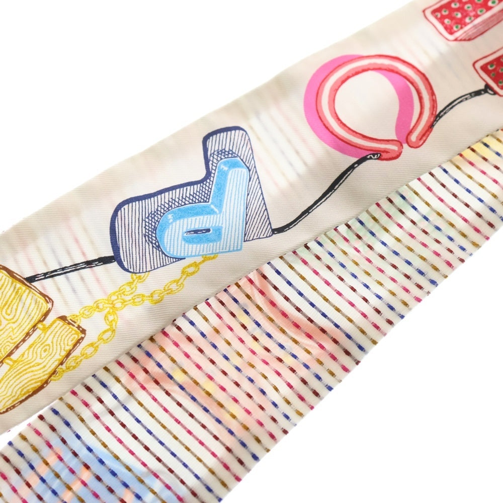 HERMES(エルメス) CHEVALOSCOPE NEON ツイリー スカーフ シルク マルチ