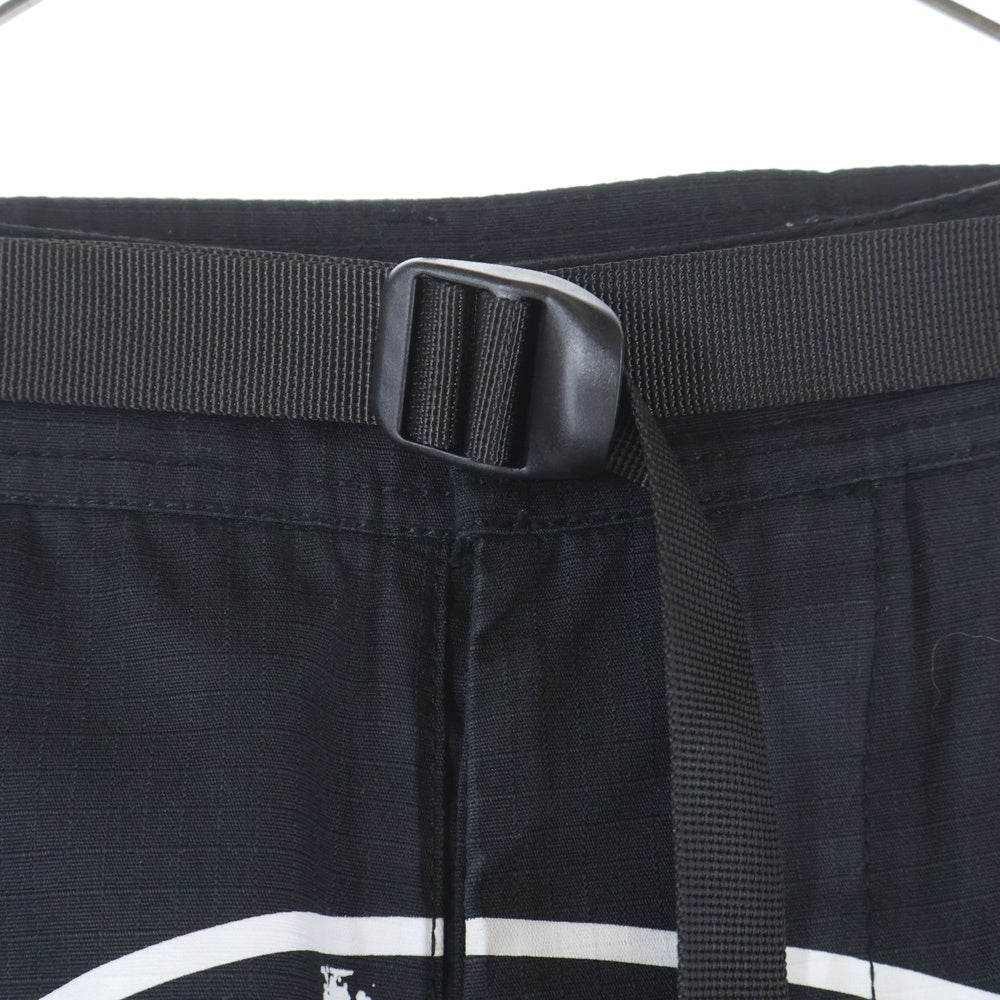 Corteiz(コーテイズ) Cargo Pants フロントデザイン カーゴパンツ ブラック