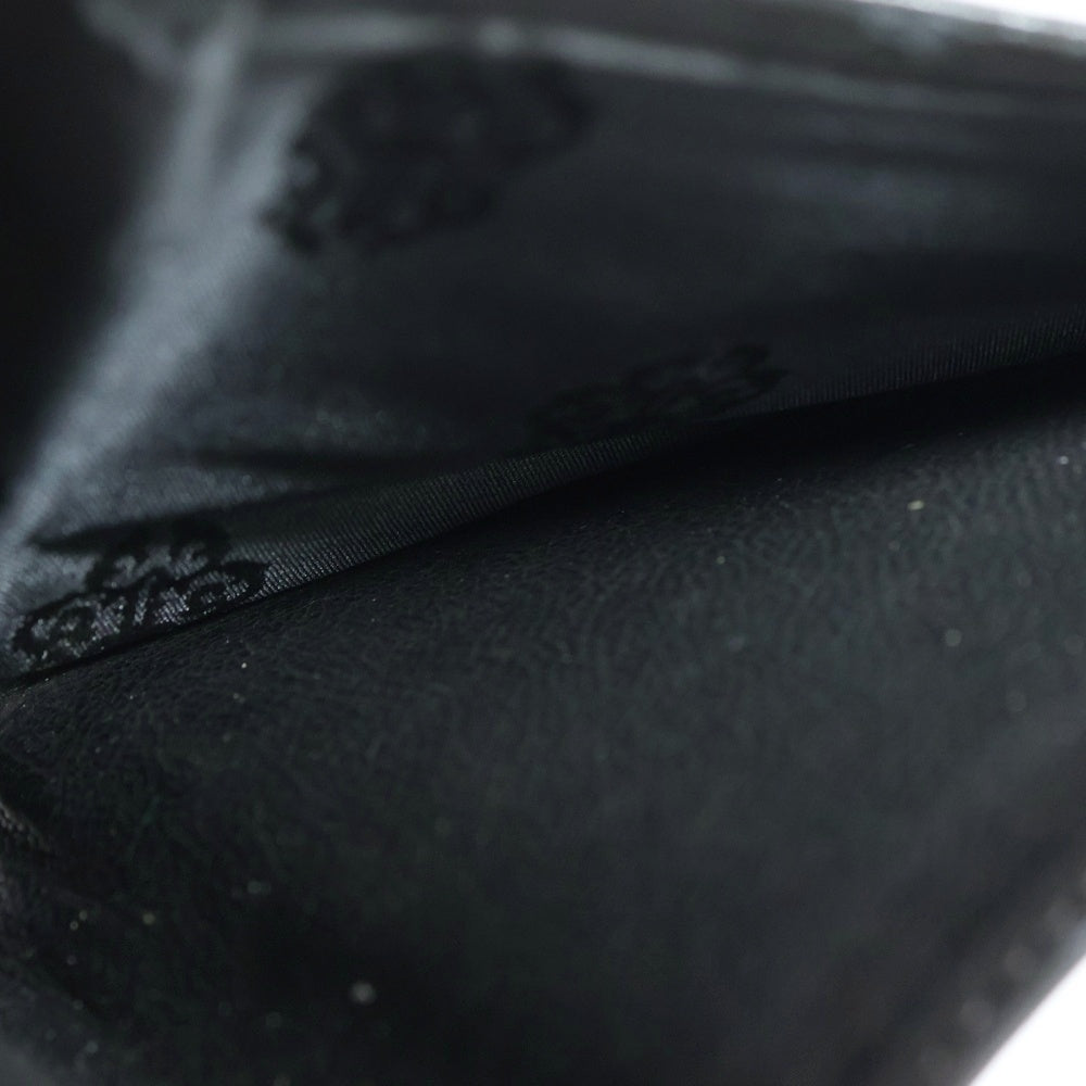 CHROME HEARTS(クロムハーツ) 1SNAP 1スナップ クロス ボールボタン レザーウォレット 財布 ブラック BCA361