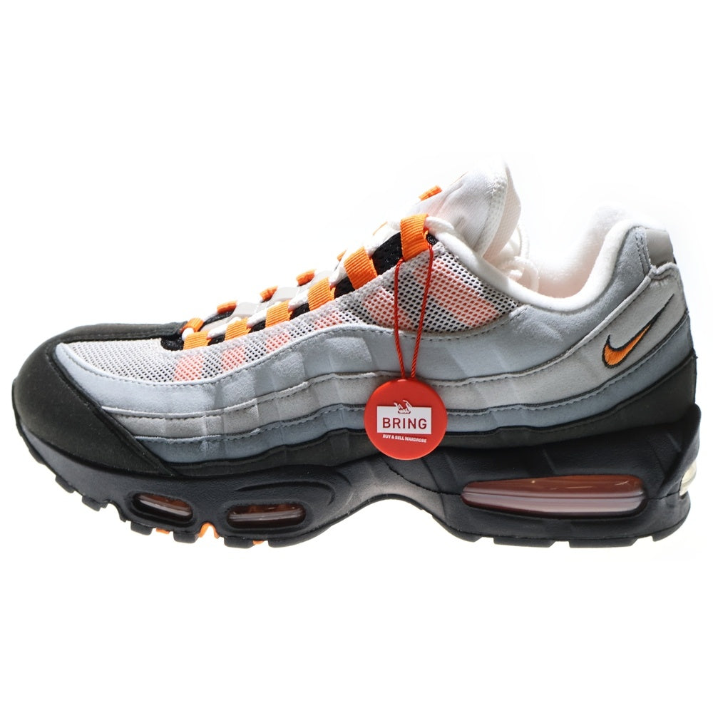 NIKE(ナイキ) Air Max 95 OG Big Bubble Bright Mandarin 2025 HM4740-005 エアマックス95 OG ビッグバブル ブライトマンダリン US9 27cm ブラック/ホワイト/オレンジ