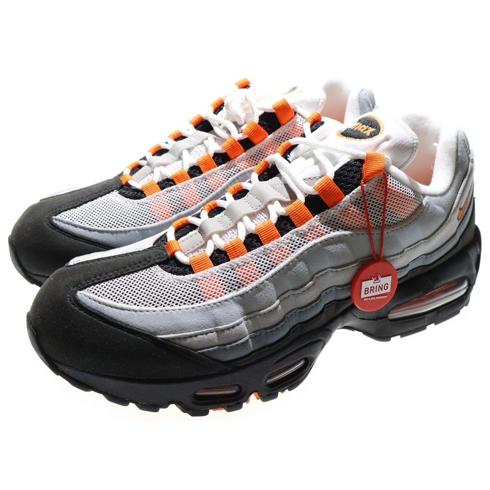NIKE(ナイキ) Air Max 95 OG Big Bubble Bright Mandarin 2025 HM4740-005 エアマックス95 OG ビッグバブル ブライトマンダリン US9 27cm ブラック/ホワイト/オレンジ