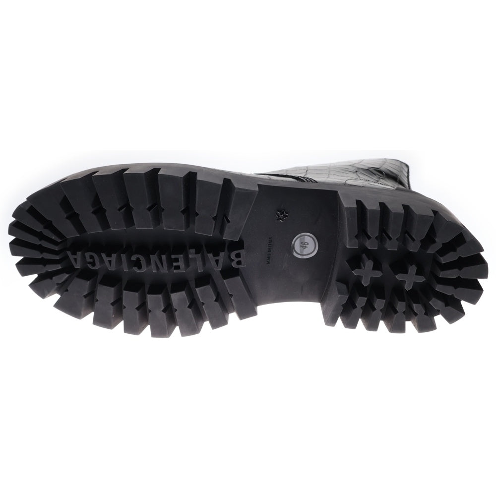 BALENCIAGA(バレンシアガ) STRIKE LACE-UP BOOTS 型押し ストライク