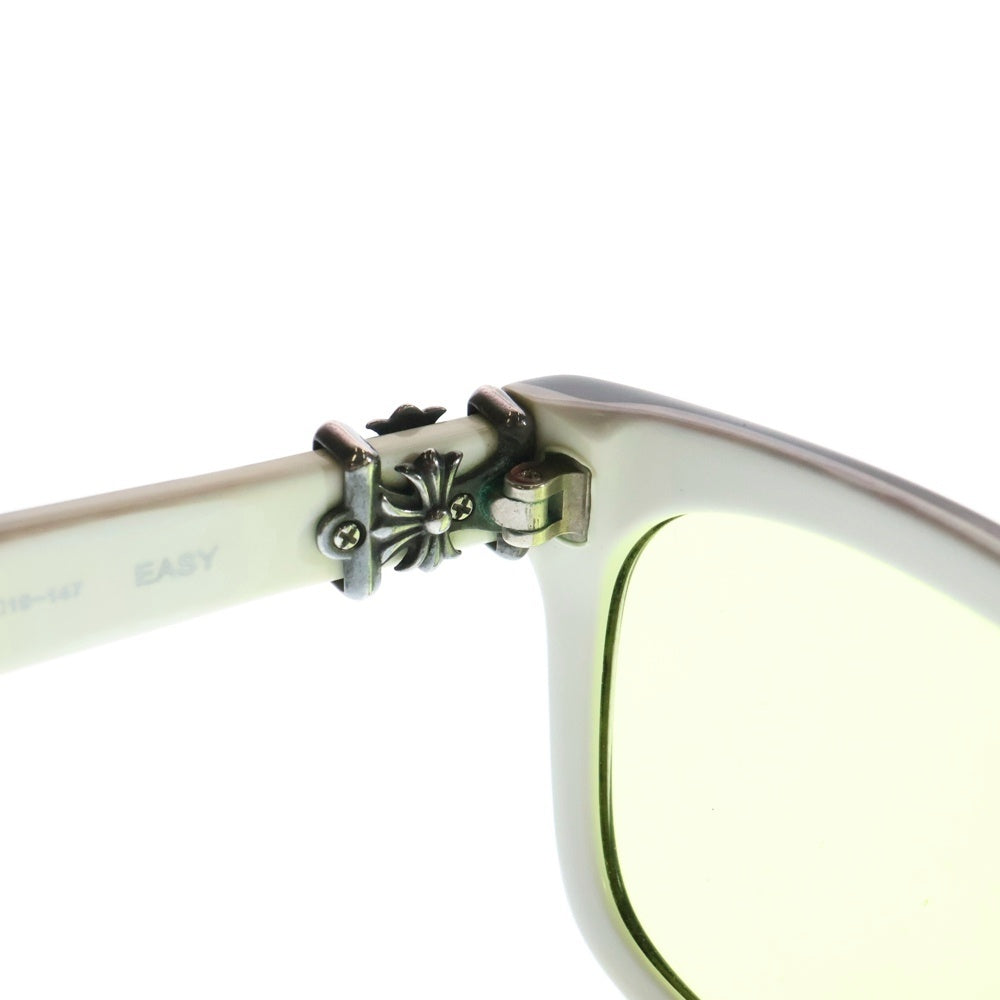 CHROME HEARTS(クロムハーツ) EASY CHプラス プラスチックフレーム サングラス メガネ ブラック/ホワイト 50口19-147