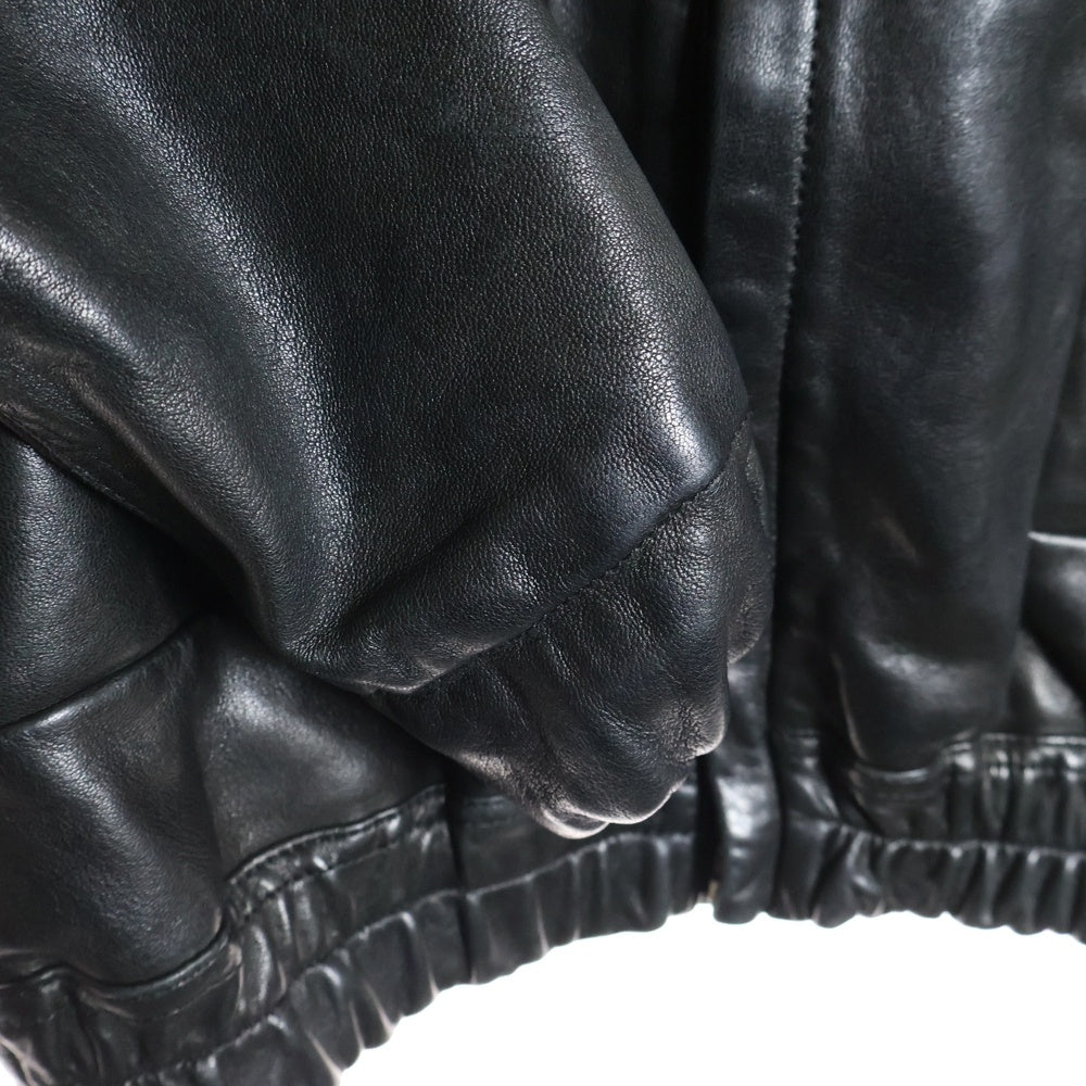 Rick Owens(リックオウエンス) 23SS edfu レザージャケット フーデット