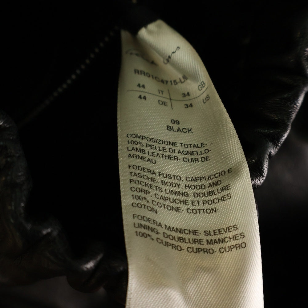 Rick Owens(リックオウエンス) 23SS edfu レザージャケット フーデット