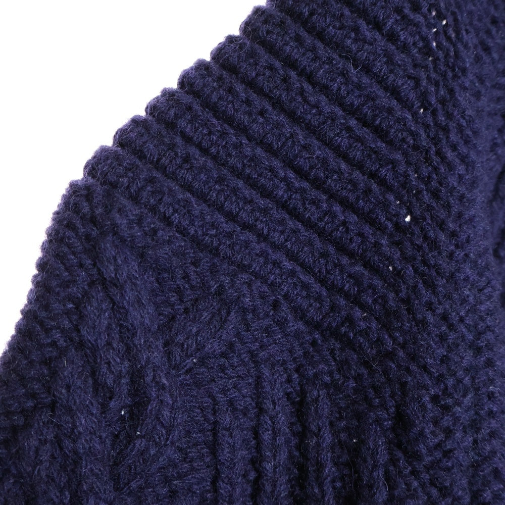 CHANEL(シャネル) ローゲージアンカータートルネックニットセーター ネイビー P59292K07787