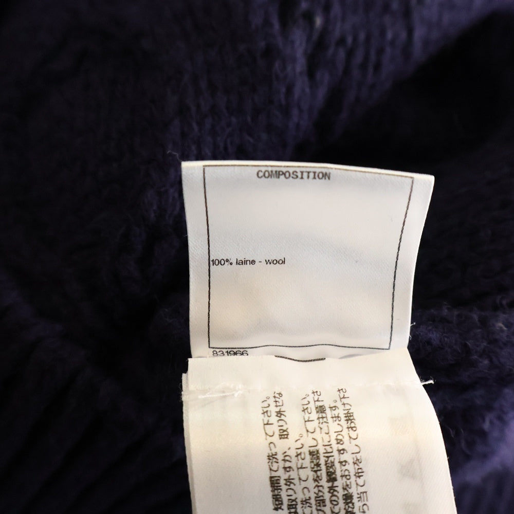 CHANEL(シャネル) ローゲージアンカータートルネックニットセーター ネイビー P59292K07787