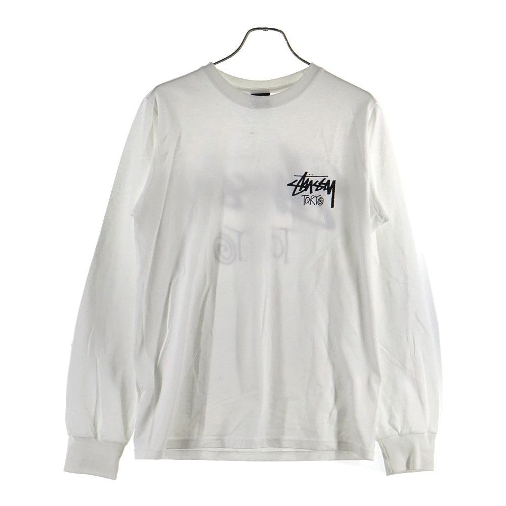 stussy クルーネック 長袖Tシャツ ホワイト stussy クルーネック 長袖Tシャツ ホワイト stussy クルーネック 長袖T