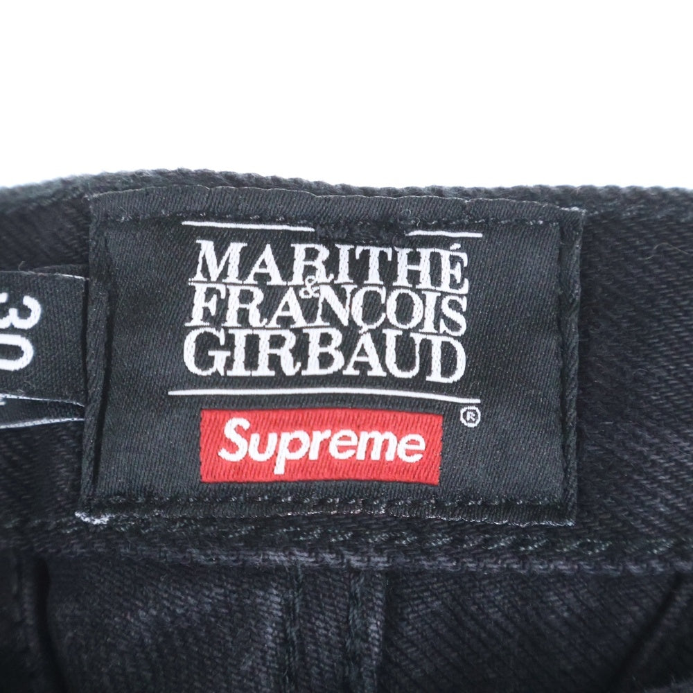 SUPREME(シュプリーム) Marithé + François Girbaud X-Seam Baggy Jean × マリテフランソワジルボー バギー デニムパンツ ブラック
