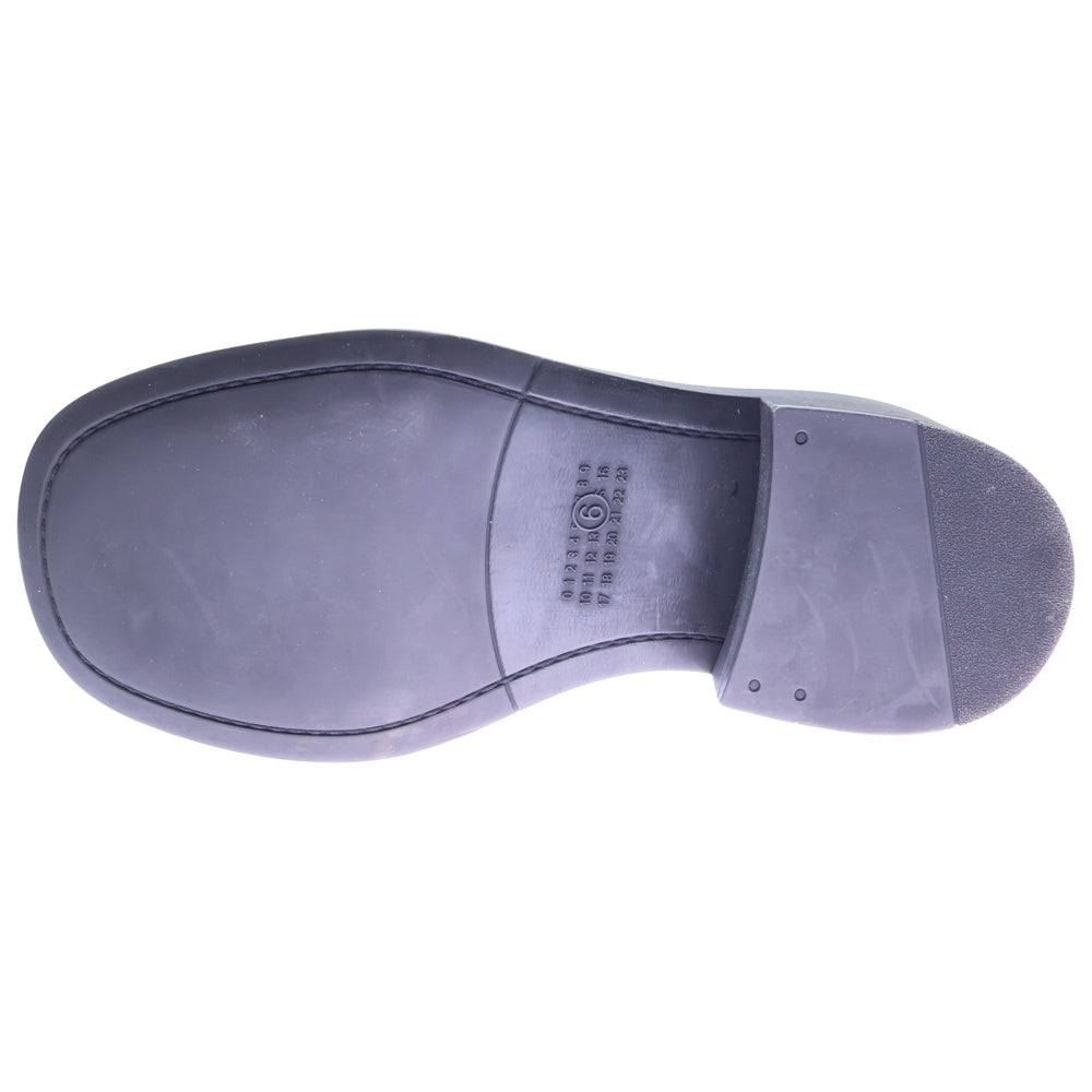 MM6 Maison Margiela(エムエムシックスメゾンマルジェラ) Biker Ankle Boots バイカーアンクルブーツ レザー スウェード ブラック レディース