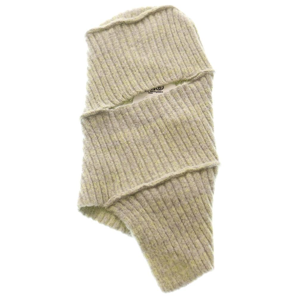 MM6 Maison Margiela(エムエムシックスメゾンマルジェラ) アルパカ混 ウールバラクラバ フードウォーマー S52TB0001 ベージュ