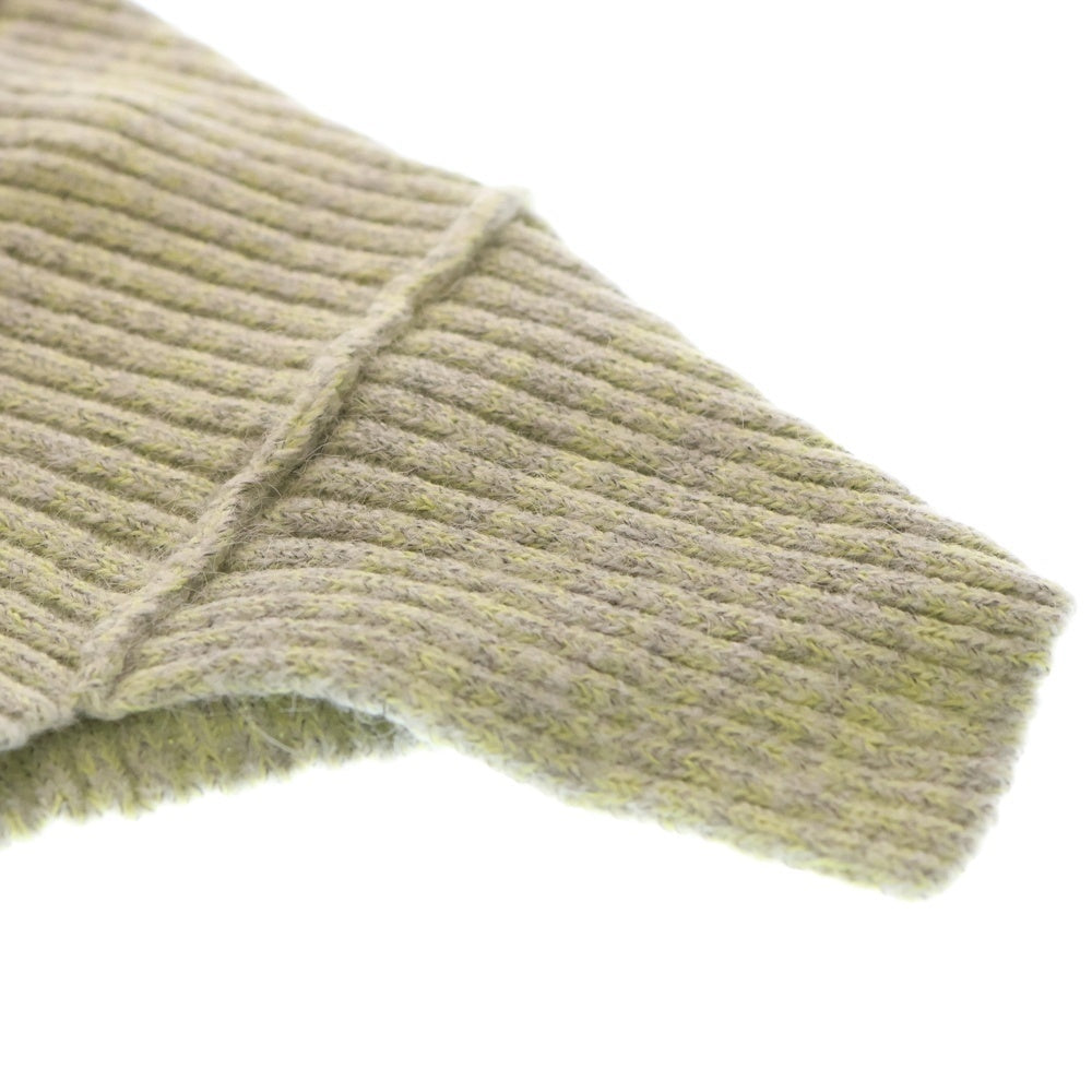 MM6 Maison Margiela(エムエムシックスメゾンマルジェラ) アルパカ混 ウールバラクラバ フードウォーマー S52TB0001 ベージュ