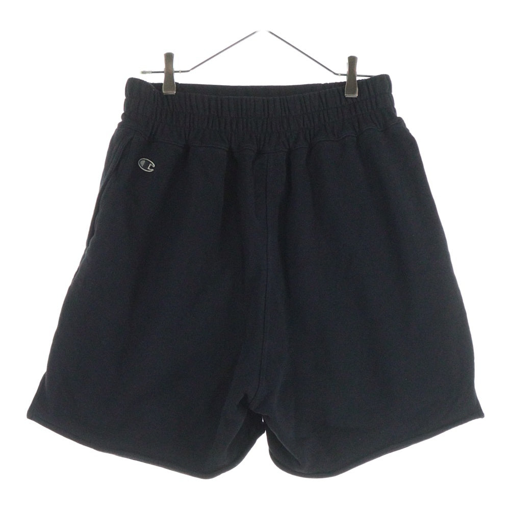 Rick Owens(リックオウエンス) ×Champion Beleved Pods ビリーブドポッズ ハーフパンツ コットン ブラック