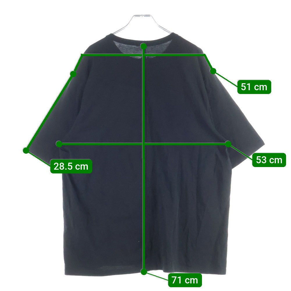 Rick Owens(リックオウエンス) 25AW BRAD TEE ブラッド クルーネック 半袖Tシャツ カットソー ブラック