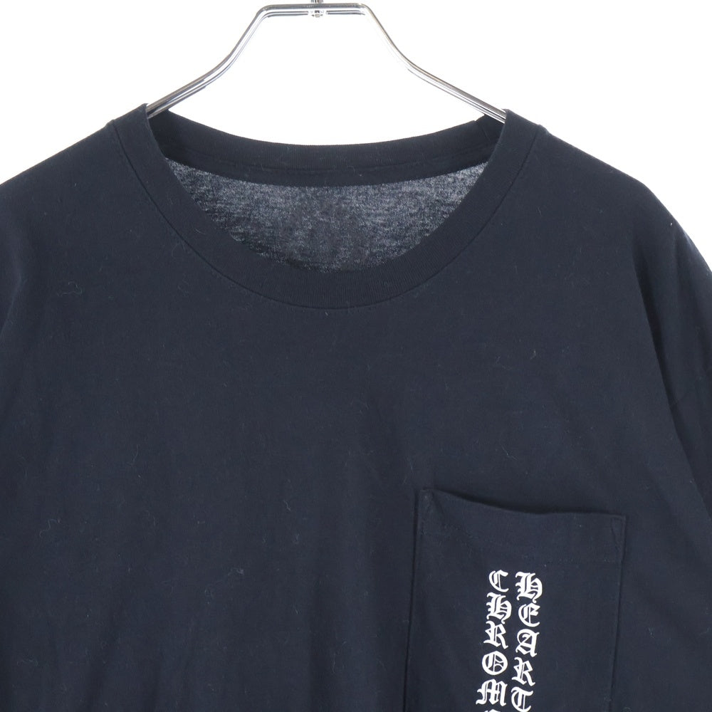 CHROME HEARTS(クロムハーツ) CH L S 1 サイドTバー プリント長袖カットソー 長袖Tシャツ ブラック