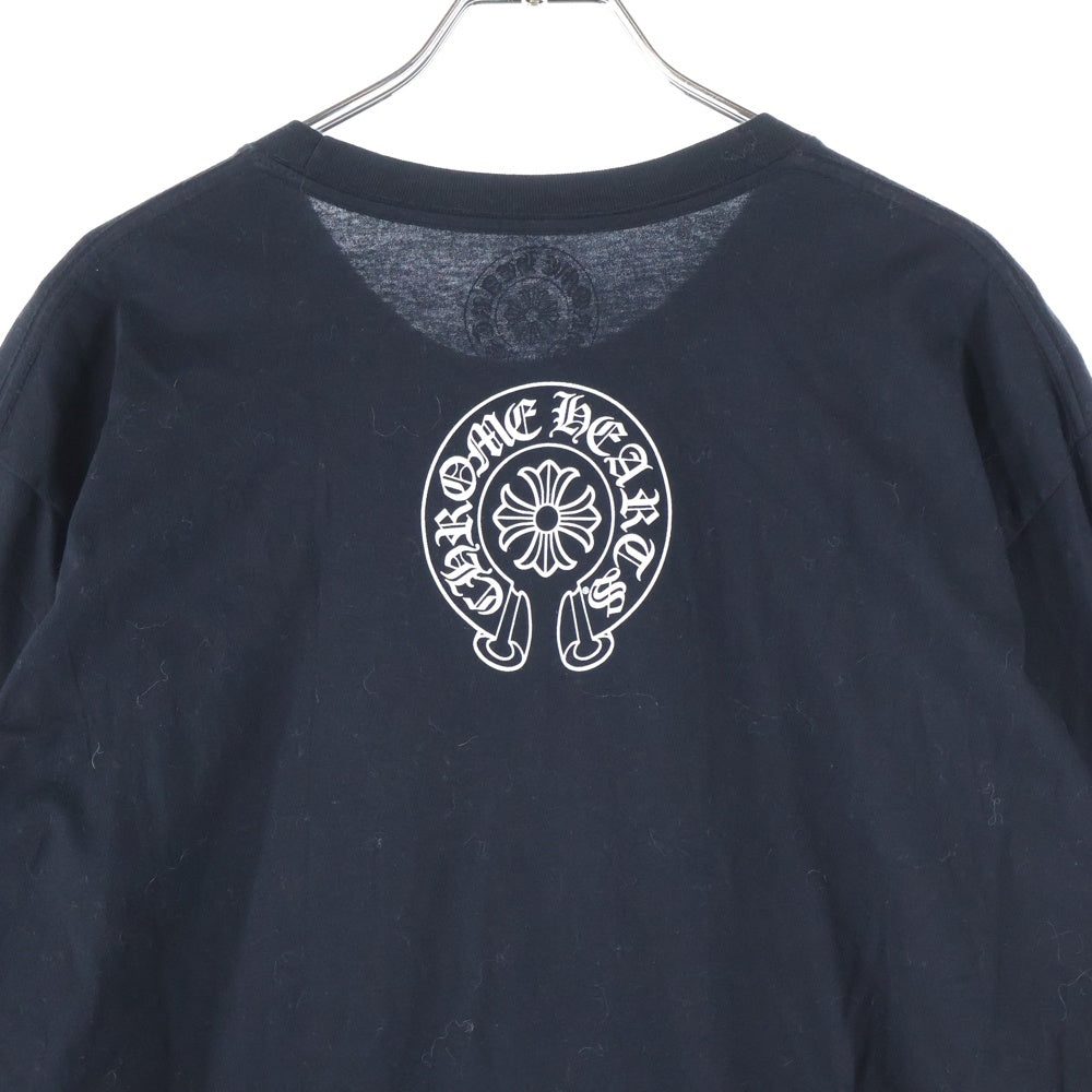 CHROME HEARTS(クロムハーツ) CH L S 1 サイドTバー プリント長袖カットソー 長袖Tシャツ ブラック